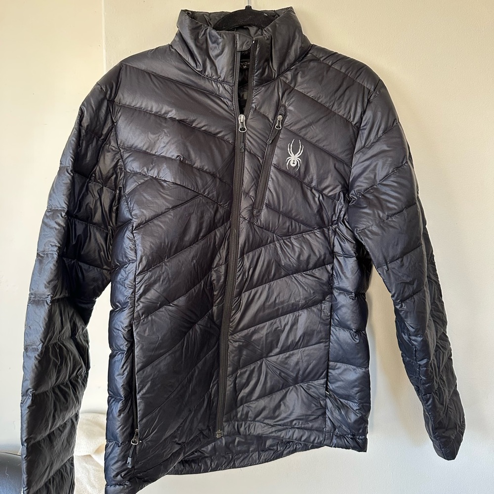 Spyder black puffy jacket